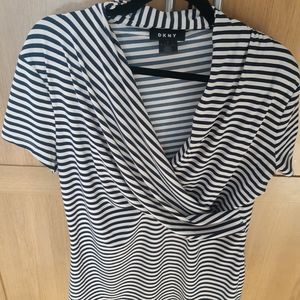 DKNY short sleeve blouse.